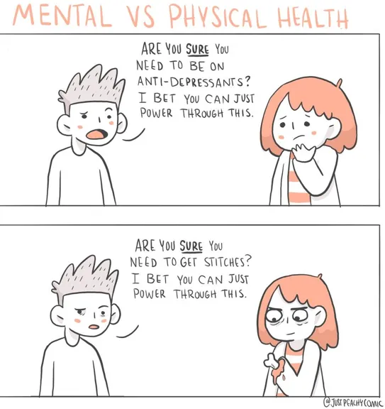 Mental vs Physical Health by Holly Chisolm