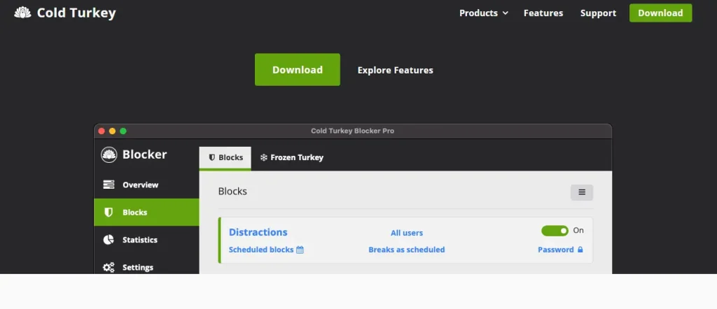 Cold Turkey Blocker