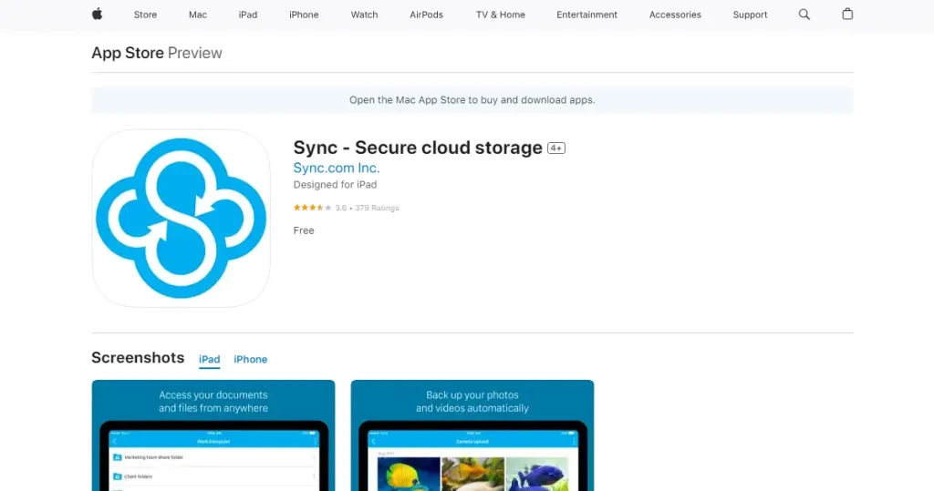 Sync - Secure cloud storage